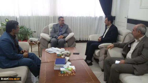 دیدار آقای دکتر دهقان  ریاست محترم آموزشکده کشاورزی ساری با آقای  دکتر سعدی پور مدیر کل محترم آموزش و پرورش استان مازندران 6