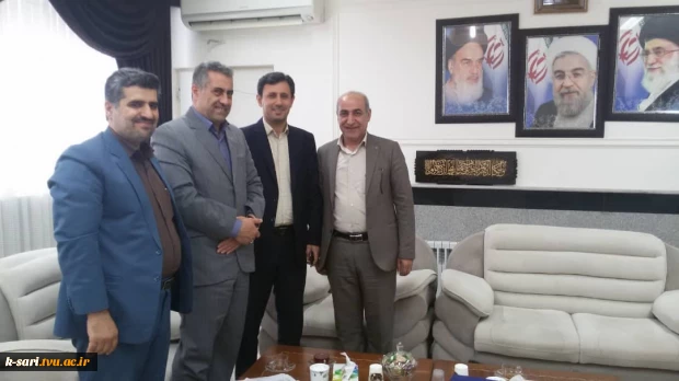 دیدار آقای دکتر دهقان  ریاست محترم آموزشکده کشاورزی ساری با آقای  دکتر سعدی پور مدیر کل محترم آموزش و پرورش استان مازندران 7