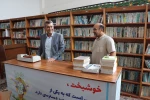 بازدید دکتر هادی کاظمی ریاست آموزشکده کشاورزی ساری از کتابخانه مرکز 2